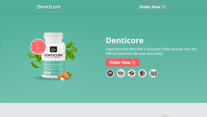 Denticore - Landing Page