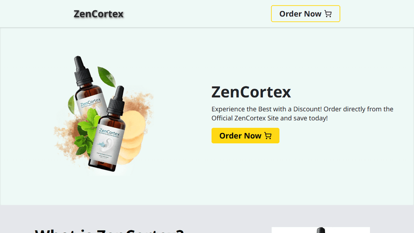 Zencortex - Landing Page