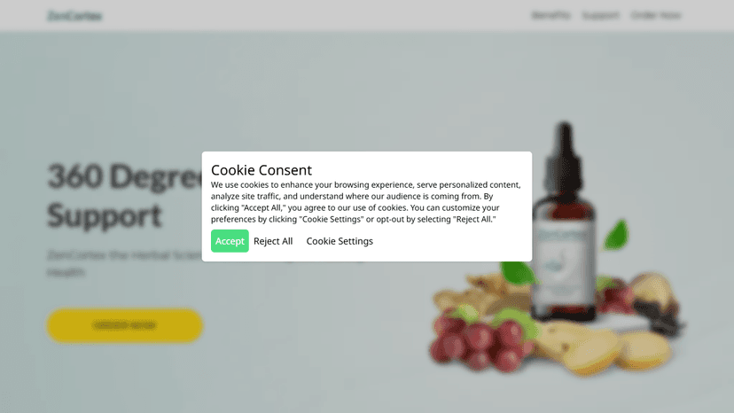 Zencortex - Landing Page
